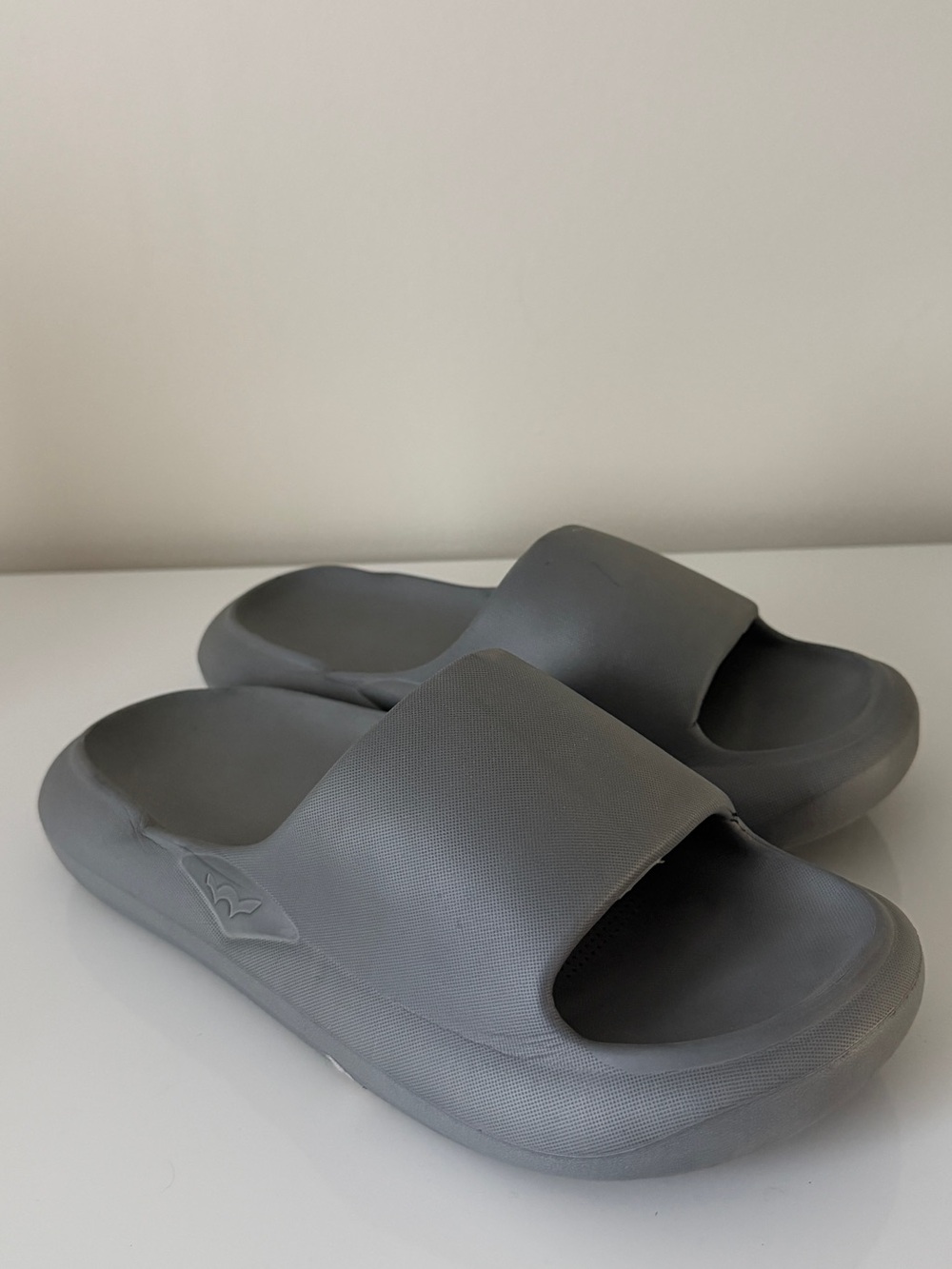 Men's Gray Slide Sandals - Comfort Slides